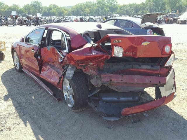 1G1ZC5E08CF260984 - 2012 CHEVROLET MALIBU 1LT MAROON photo 3