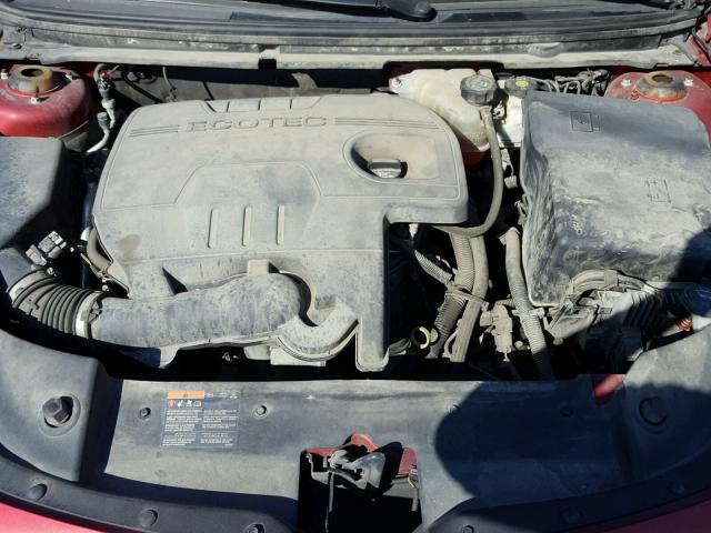 1G1ZC5E08CF260984 - 2012 CHEVROLET MALIBU 1LT MAROON photo 7