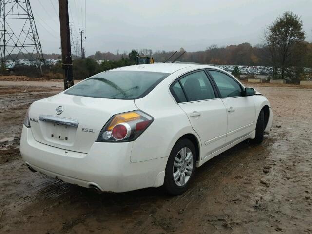 1N4AL2AP1AN521161 - 2010 NISSAN ALTIMA BAS WHITE photo 4