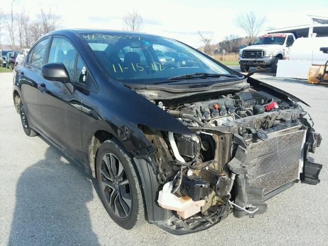 2HGFB2F86DH538959 - 2013 HONDA CIVIC EX შავი ფოტო 1