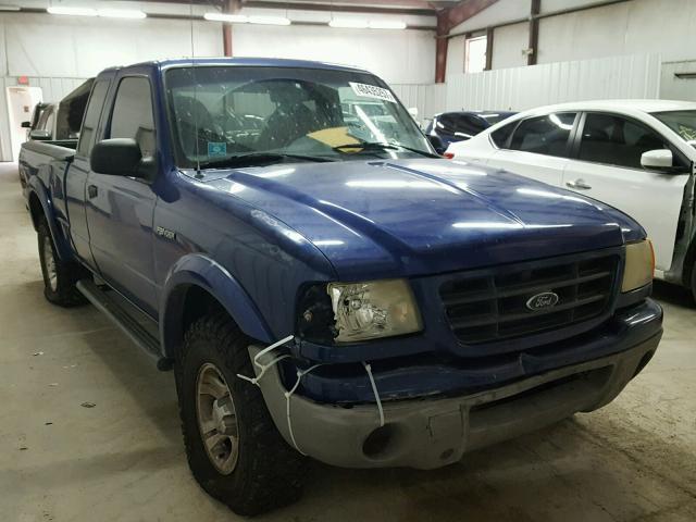 1FTYR14V52PB59885 - 2002 FORD RANGER SUP BLUE photo 1