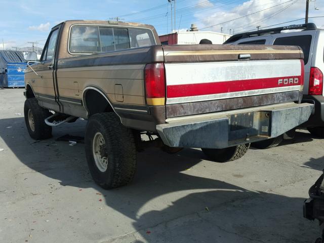 1FTHF26M5KPB13606 - 1989 FORD F250 TWO TONE photo 3