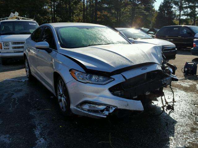 3FA6P0G73HR392823 - 2017 FORD FUSION S SILVER photo 1