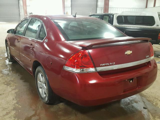 2G1WT58K681373752 - 2008 CHEVROLET IMPALA LT BURGUNDY photo 3