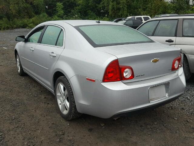 1G1ZG57B89F235188 - 2009 CHEVROLET MALIBU LS ვერცხლისფერი ფოტო 3