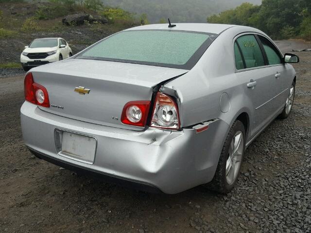1G1ZG57B89F235188 - 2009 CHEVROLET MALIBU LS ვერცხლისფერი ფოტო 4