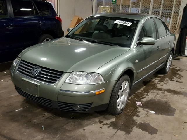 WVWTH63B92P301477 - 2002 VOLKSWAGEN PASSAT GLX 绿色 照片 2