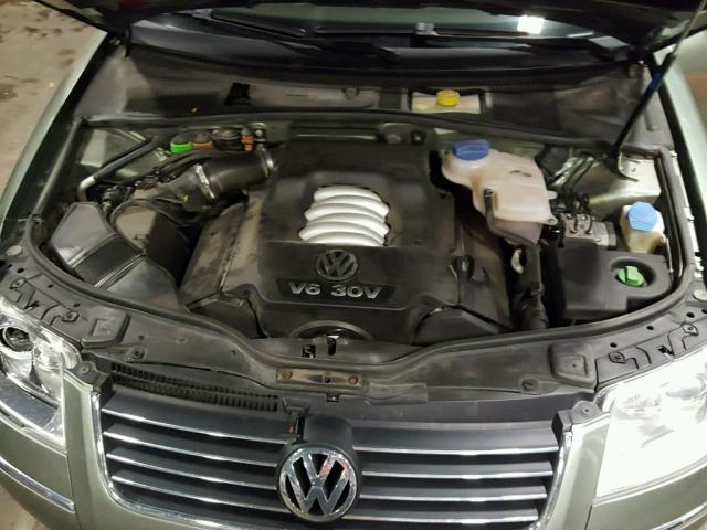 WVWTH63B92P301477 - 2002 VOLKSWAGEN PASSAT GLX 绿色 照片 7