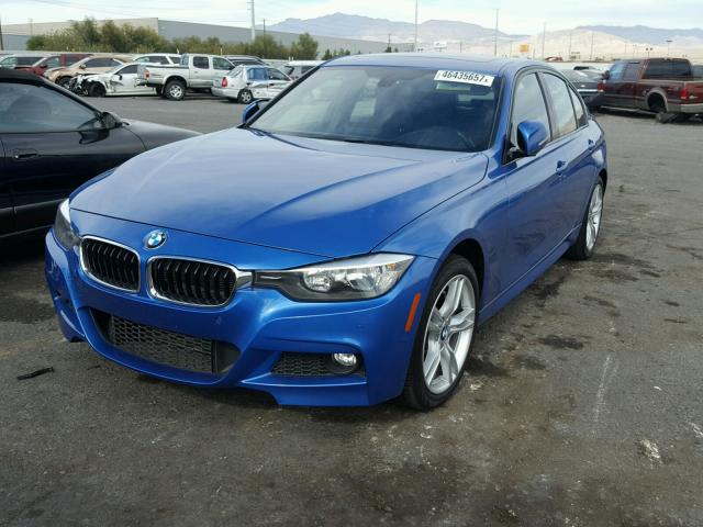 WBA3B5G55FNS11659 - 2015 BMW 328 XI SUL BLUE photo 2