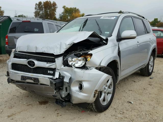 2T3DK4DV0BW058942 - 2011 TOYOTA RAV4 LIMIT SILVER photo 2