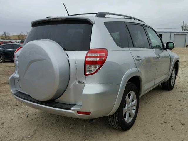 2T3DK4DV0BW058942 - 2011 TOYOTA RAV4 LIMIT SILVER photo 4