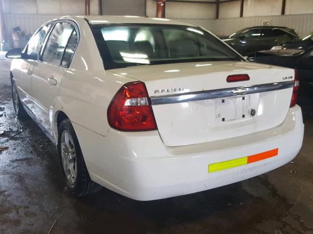 1G1ZS58N87F295895 - 2007 CHEVROLET MALIBU LS WHITE photo 3