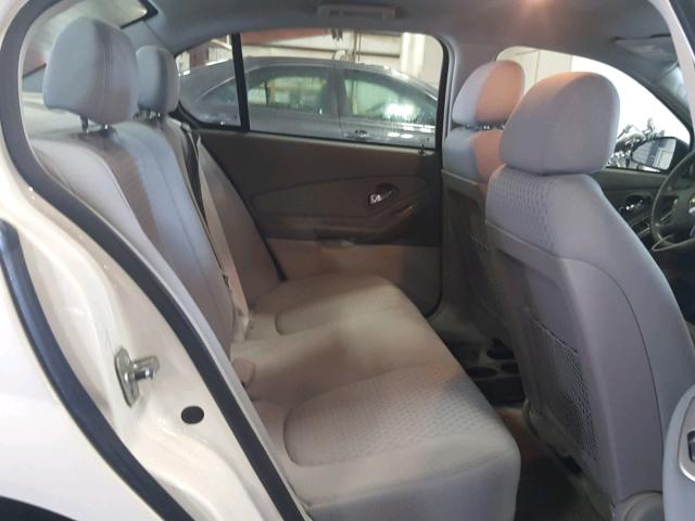 1G1ZS58N87F295895 - 2007 CHEVROLET MALIBU LS WHITE photo 6