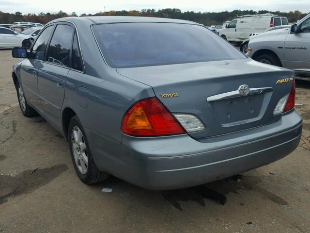 4T1BF28B81U175594 - 2001 TOYOTA AVALON BLUE photo 3