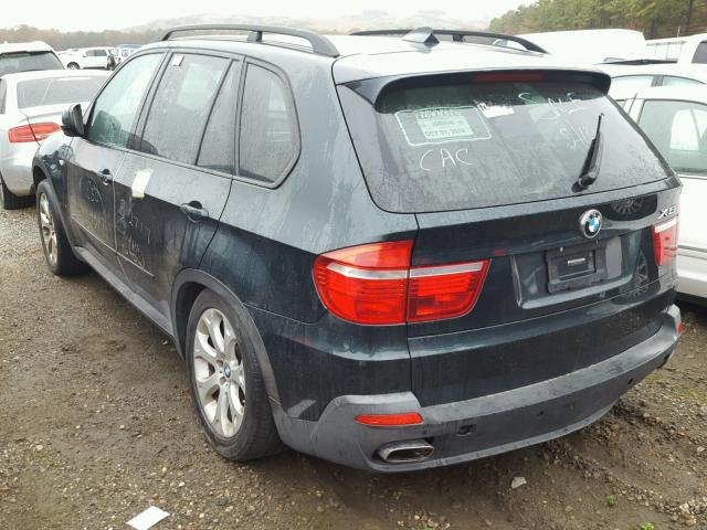 5UXFE83527LZ45136 - 2007 BMW X5 GREEN photo 3