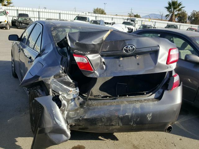 4T1BE46K39U881188 - 2009 TOYOTA CAMRY BASE GRAY photo 3