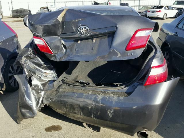 4T1BE46K39U881188 - 2009 TOYOTA CAMRY BASE GRAY photo 9