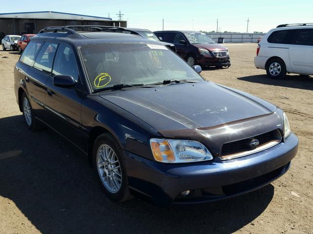 4S3BH625747300872 - 2004 SUBARU LEGACY L S BLUE photo 1