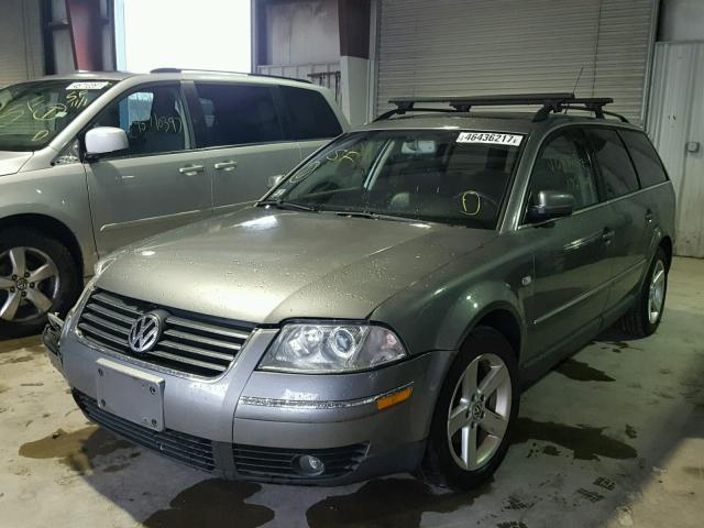 WVWWH63B74E063429 - 2004 VOLKSWAGEN PASSAT GLX GRAY photo 2