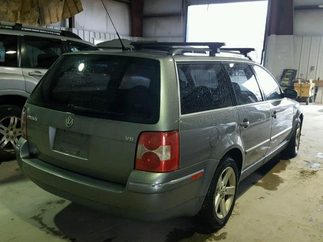 WVWWH63B74E063429 - 2004 VOLKSWAGEN PASSAT GLX GRAY photo 4
