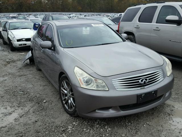 JNKBV61E88M220450 - 2008 INFINITI G35 SILVER photo 1