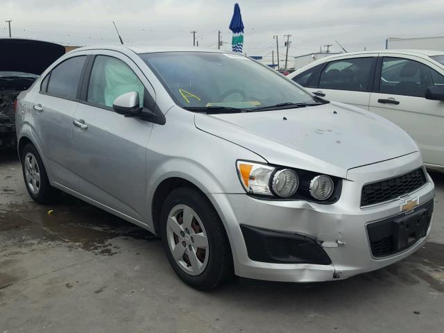 1G1JA5SH3D4157224 - 2013 CHEVROLET SONIC LS SILVER photo 1