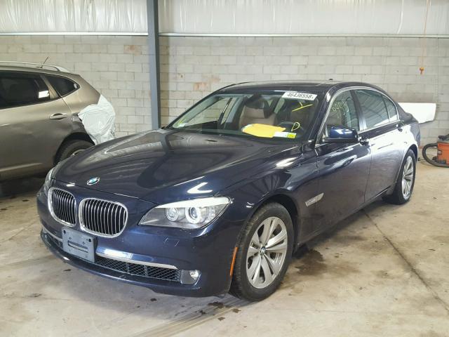 WBAKB4C5XBC574900 - 2011 BMW 740 LI BLUE photo 2