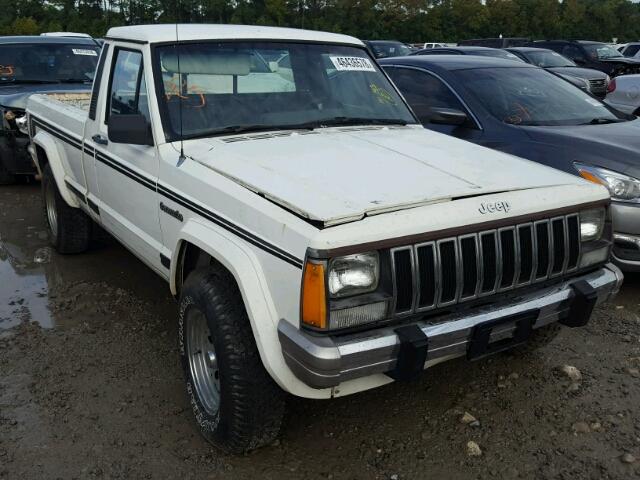 1J7FT36L6KL506094 - 1989 JEEP COMANCHE P WHITE photo 1