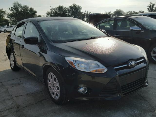 1FAHP3F27CL380777 - 2012 FORD FOCUS SE BLACK photo 1