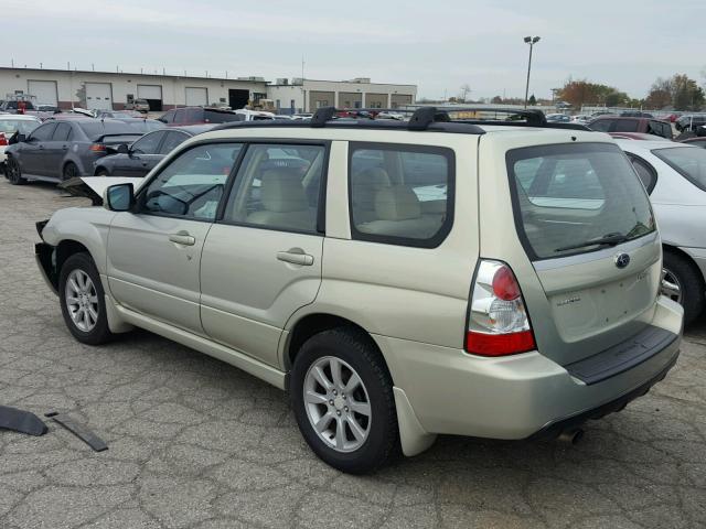 JF1SG656X7H734795 - 2007 SUBARU FORESTER SILVER photo 3