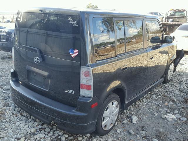 JTLKT324364070230 - 2006 TOYOTA SCION XB შავი ფოტო 4