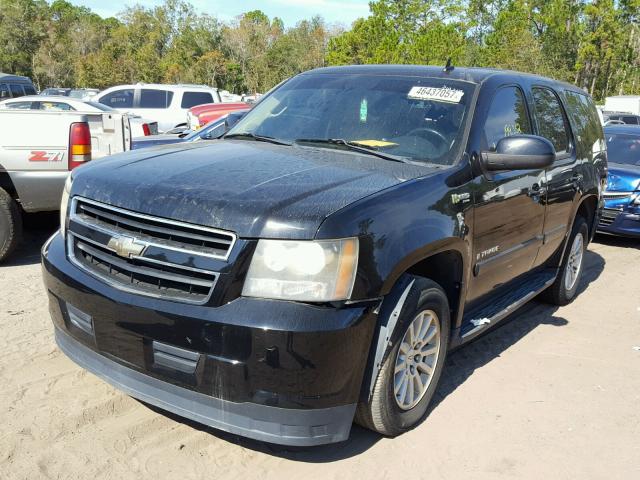 1GNFC13538R203624 - 2008 CHEVROLET TAHOE C150 BLACK photo 2