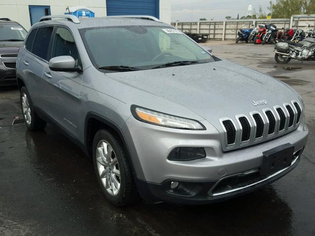 1C4PJLDS6EW258522 - 2014 JEEP CHEROKEE L GRAY photo 1