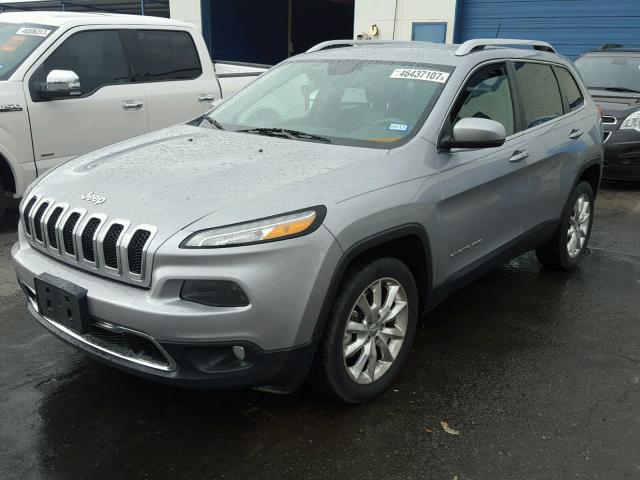 1C4PJLDS6EW258522 - 2014 JEEP CHEROKEE L GRAY photo 2