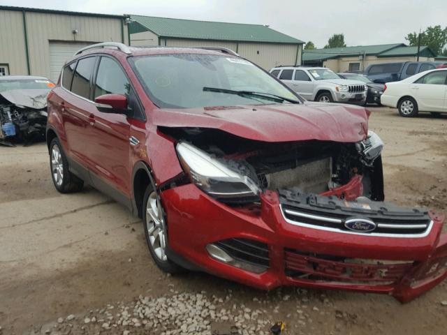 1FMCU9J95EUE12929 - 2014 FORD ESCAPE TIT RED photo 1