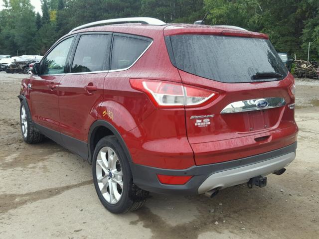 1FMCU9J95EUE12929 - 2014 FORD ESCAPE TIT RED photo 3