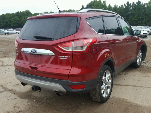 1FMCU9J95EUE12929 - 2014 FORD ESCAPE TIT RED photo 4