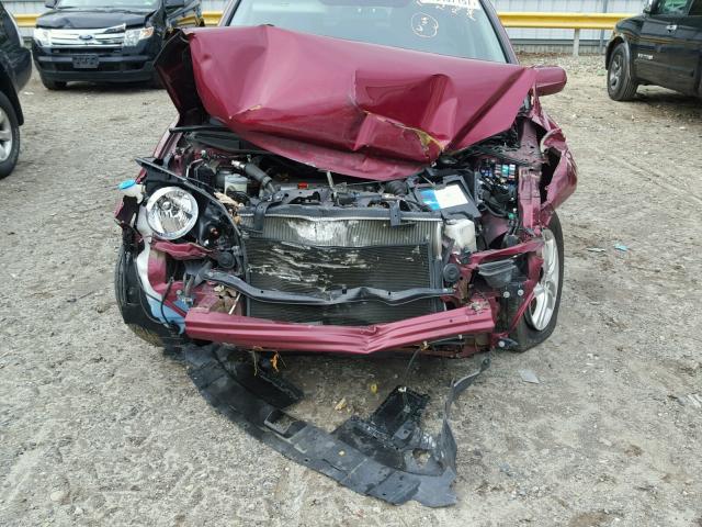 5J6RE4H70BL010444 - 2011 HONDA CR-V EXL BURGUNDY photo 7