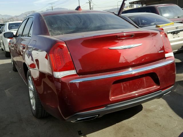 2C3CCAAG3FH830552 - 2015 CHRYSLER 300 LIMITE RED photo 3