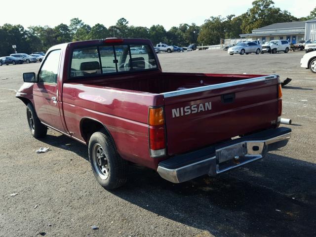 1N6SD11SXRC373607 - 1994 NISSAN TRUCK BASE MAROON photo 3