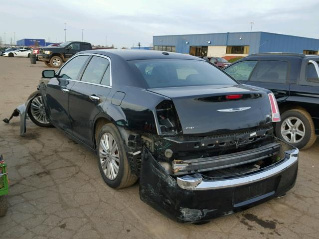 2C3CCAKT9DH630977 - 2013 CHRYSLER 300C BLACK photo 3