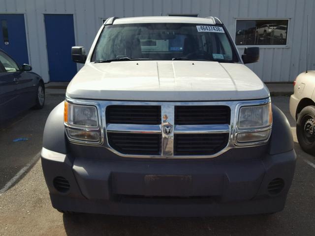 1D8GU28K18W254847 - 2008 DODGE NITRO SXT WHITE photo 7