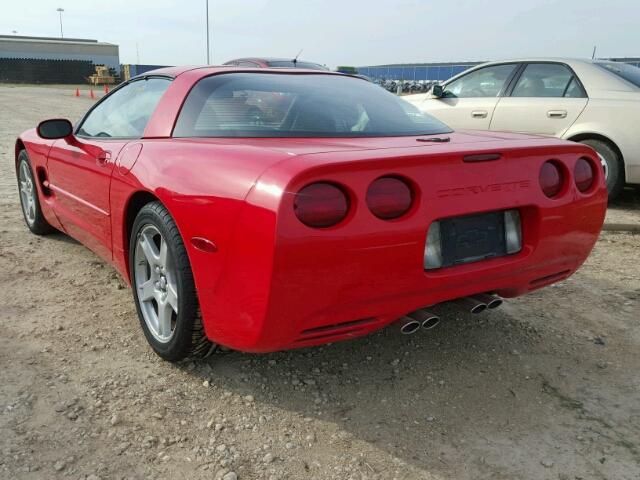 1G1YY22G9W5127707 - 1998 CHEVROLET CORVETTE RED photo 3