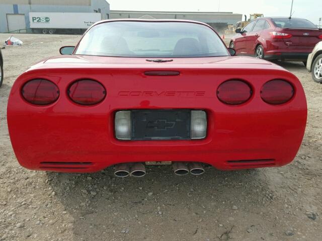 1G1YY22G9W5127707 - 1998 CHEVROLET CORVETTE RED photo 6