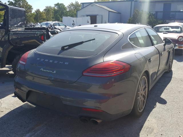 WP0AD2A75FL041053 - 2015 PORSCHE PANAMERA S GRAY photo 4