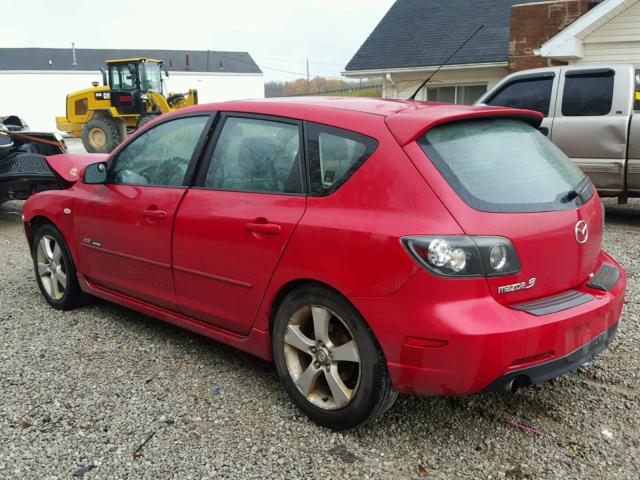 JM1BK343161507338 - 2006 MAZDA 3 HATCHBAC RED photo 3