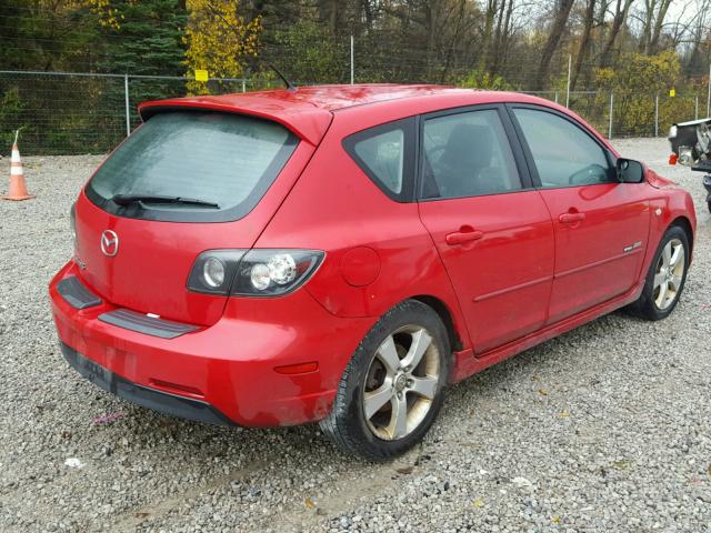 JM1BK343161507338 - 2006 MAZDA 3 HATCHBAC RED photo 4