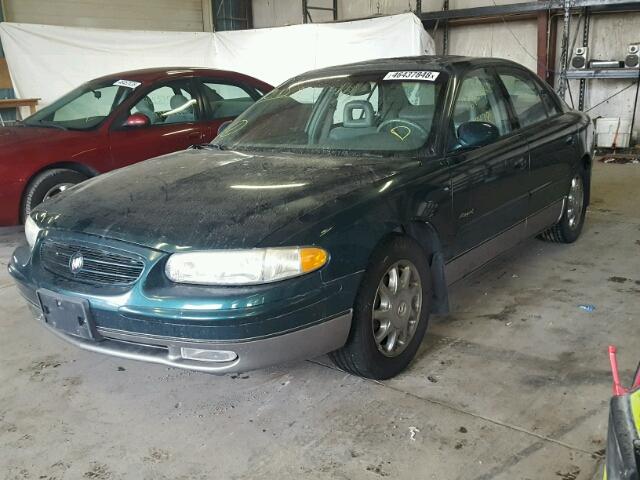 2G4WF5511Y1359442 - 2000 BUICK REGAL GS GREEN photo 2