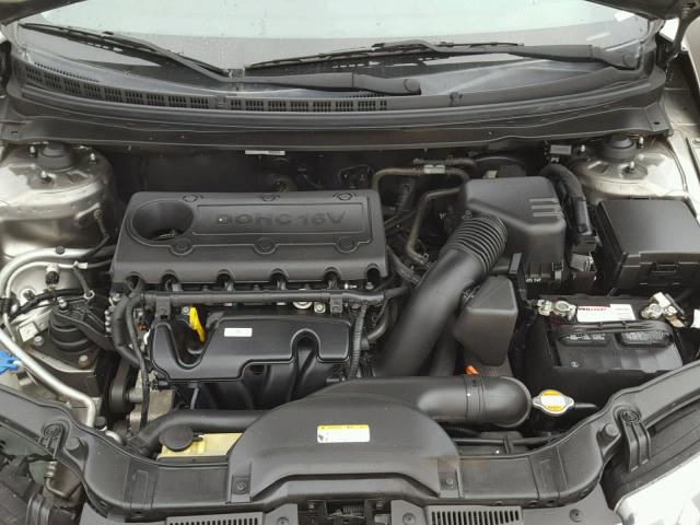 KNAFU4A28A5302627 - 2010 KIA FORTE EX GRAY photo 7