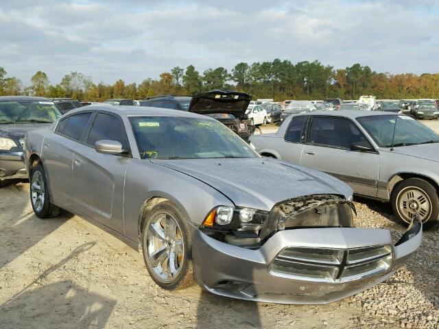 2C3CDXBG0DH623712 - 2013 DODGE CHARGER SE SILVER photo 1